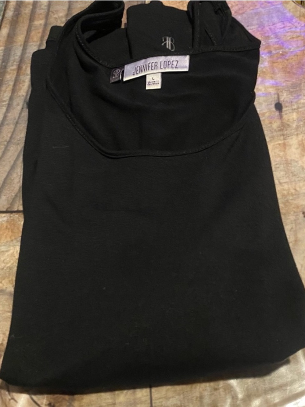 Jennifer Lopez Classic Black Tank Top